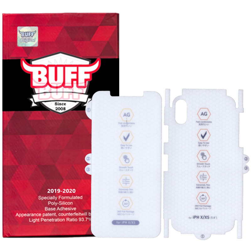 محافظ صفحه نمایش و پشت گوشی اپل IPhone XS Max بوف مدل HgM15 محافظ صفحه نمایش و پشت گوشی اپل IPhone XS Max بوف مدل HgM15