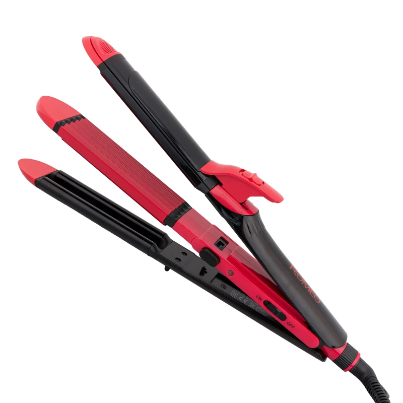 اتو و حالت دهنده ی مو رومئو مدل RM-6262-قرمز اتو و حالت دهنده ی مو رومئو مدل RM-6262-قرمز