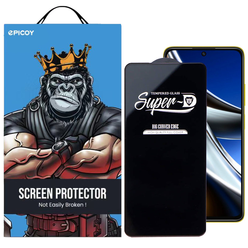 گلس گوشی شیائومی Poco X4 Pro 5G / Poco F3 / Redmi K40 / K40 Pro / K40 Pro Plus / Mi11i / Mi11X / Mi 11 X Pro اپیکوی مدل Super 5D گلس گوشی شیائومی Poco X4 Pro 5G / Poco F3 / Redmi K40 / K40 Pro / K40 Pro Plus / Mi11i / Mi11X / Mi 11 X Pro اپیکوی مدل Super 5D