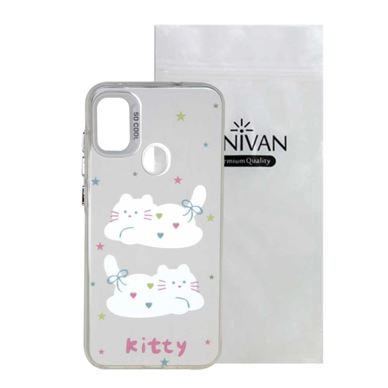 کاور گوشی سامسونگ Galaxy  M11 سانیوان مدل فانتزی طرح گربه کاور گوشی سامسونگ Galaxy  M11 سانیوان مدل فانتزی طرح گربه