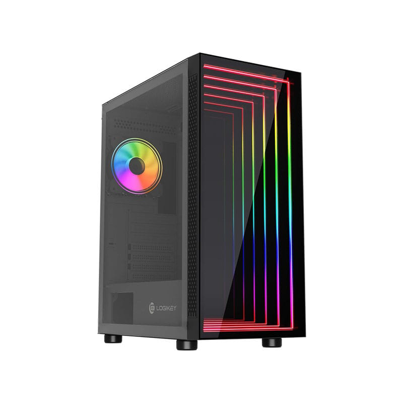 کیس کامپیوتر لاجی کی مدل LK-C481B کیس کامپیوتر لاجی کی مدل LK-C481B