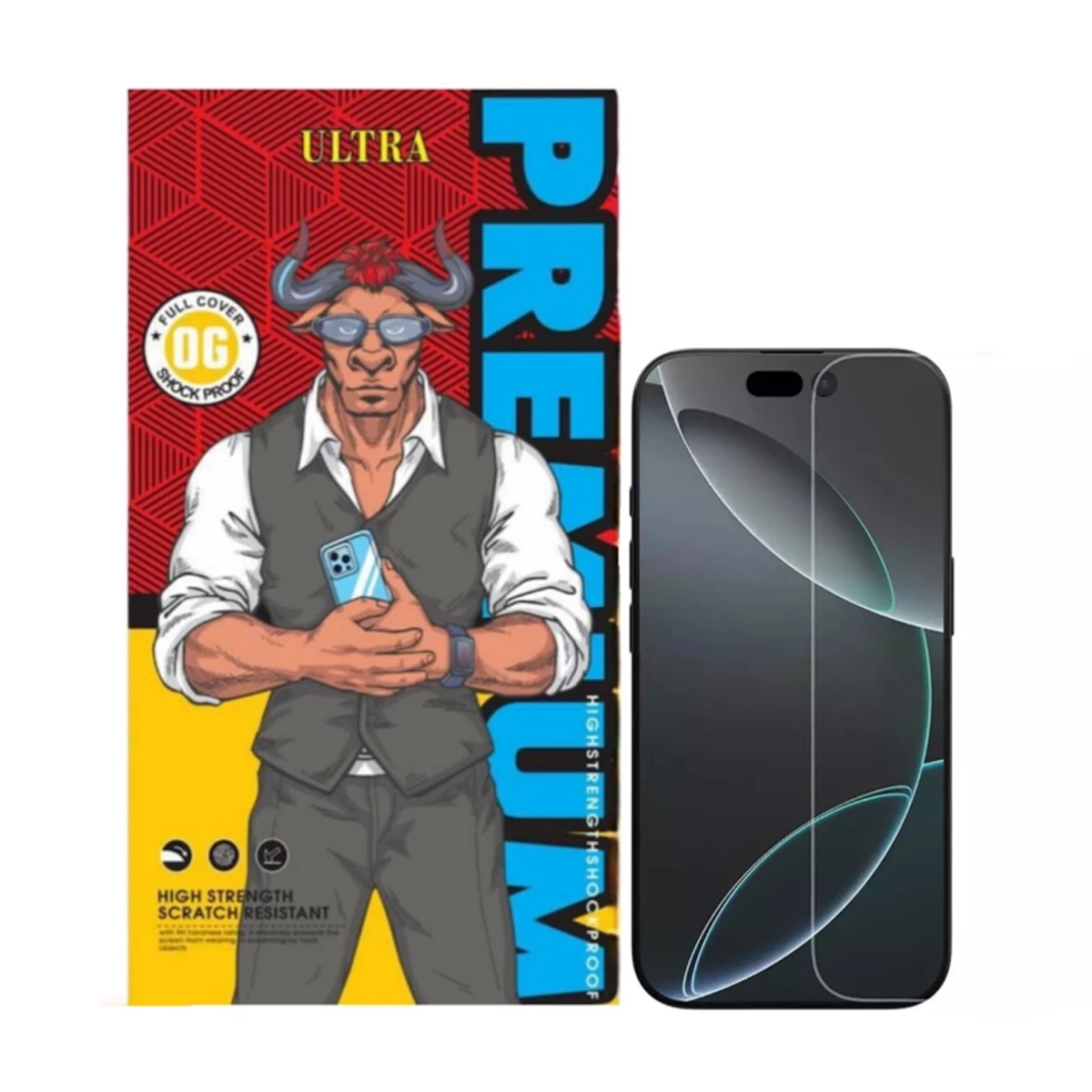 محافظ صفحه نمایش گوشی آیفون iPhone 16 Pro اولترا مدل بدون حاشیه Transparent-بی رنگ شفاف محافظ صفحه نمایش گوشی آیفون iPhone 16 Pro اولترا مدل بدون حاشیه Transparent-بی رنگ شفاف