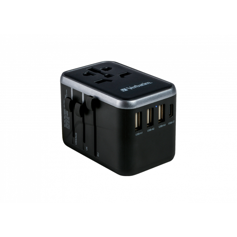 شارژر دیواری 61 وات 4 پورت ورباتیم مدل UTA-04 شارژر دیواری 61 وات 4 پورت ورباتیم مدل UTA-04