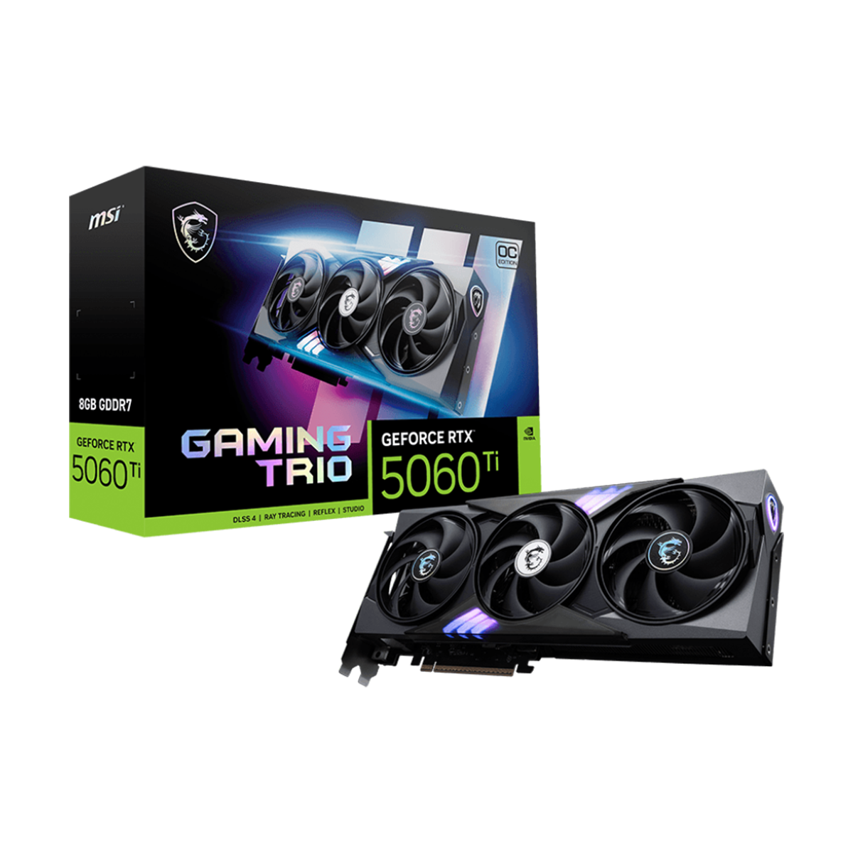 کارت گرافیک ام اس آی مدل GeForce RTX 5060 Ti 8G GAMING TRIO OC کارت گرافیک ام اس آی مدل GeForce RTX 5060 Ti 8G GAMING TRIO OC