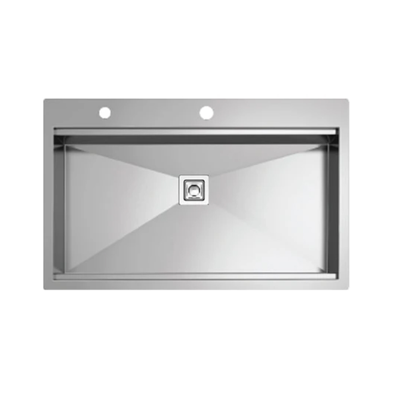 سینک ظرفشویی استیل توکار یک لگنه کن مدل BCN74 سینک ظرفشویی استیل توکار یک لگنه کن مدل BCN74