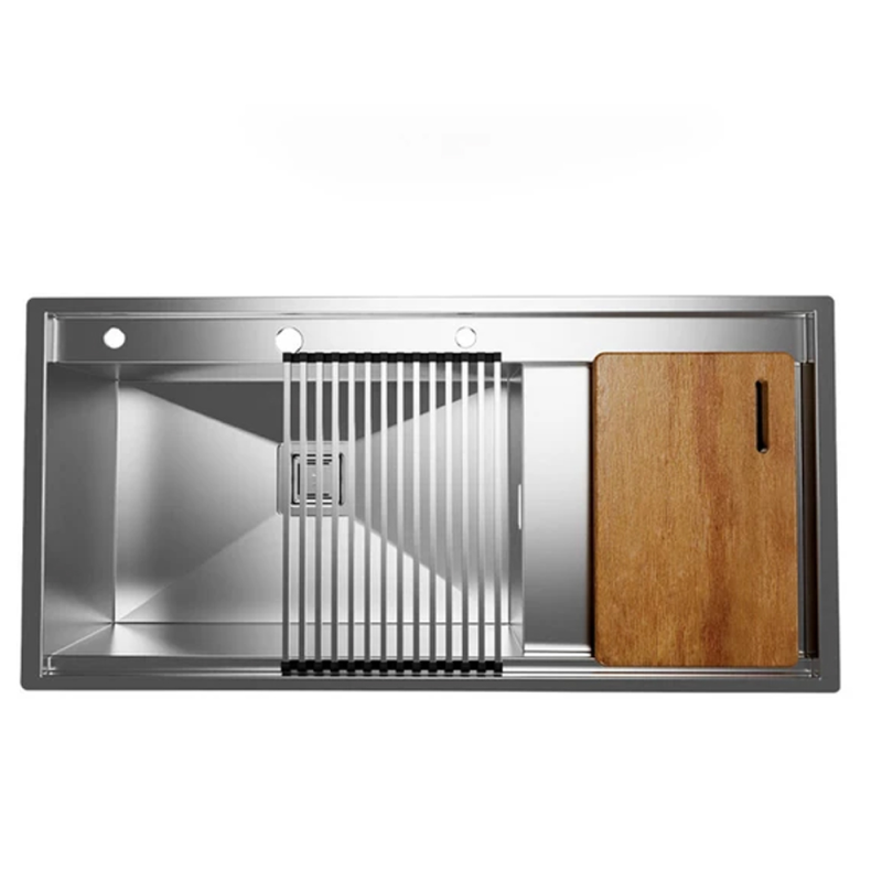 سینک ظرفشویی استیل توکار یک لگنه کن مدل BCN305 سینک ظرفشویی استیل توکار یک لگنه کن مدل BCN305