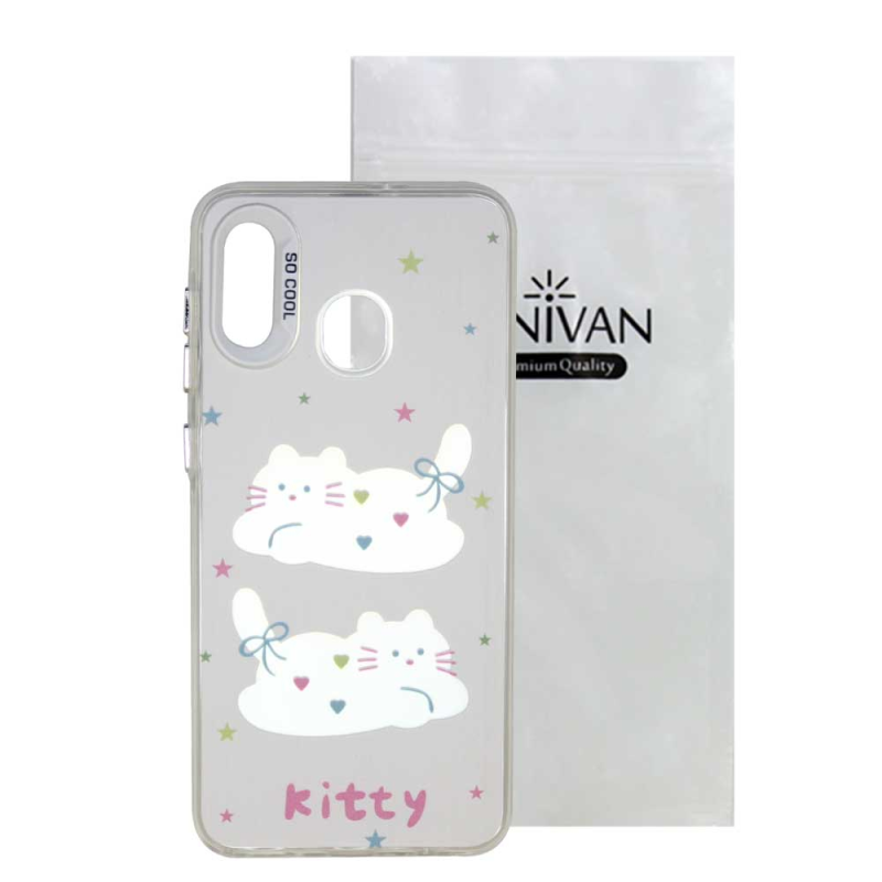 کاور گوشی سامسونگ Galaxy A30 سانیوان مدل فانتزی طرح گربه کاور گوشی سامسونگ Galaxy A30 سانیوان مدل فانتزی طرح گربه