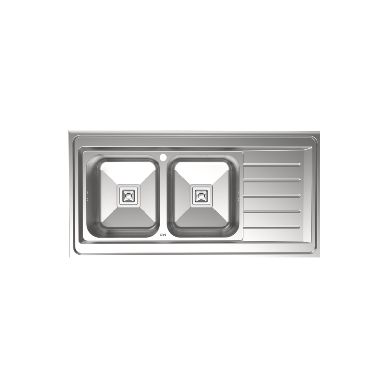 سینک ظرفشویی روکار استیل کن مدل 9102s سینک ظرفشویی روکار استیل کن مدل 9102s