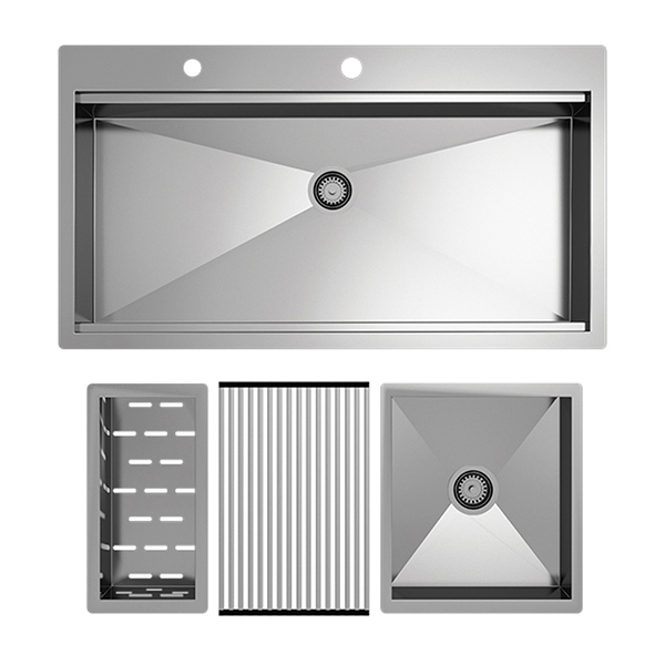 سینک ظرفشویی استیل کن مدل cn90 توکار سینک ظرفشویی استیل کن مدل cn90 توکار