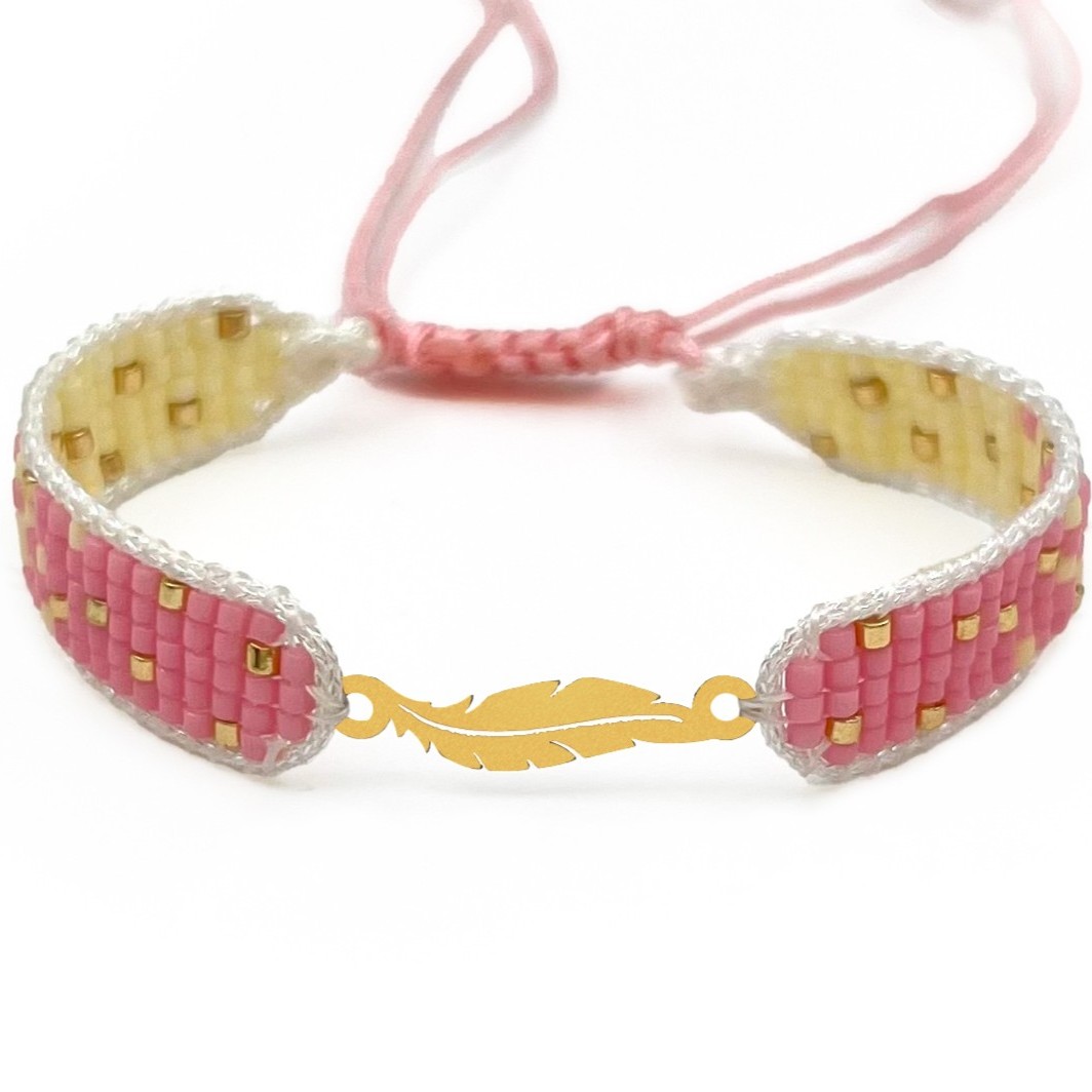 دستنبد طلا زنانه با پلاک طلا میوکی دیانا گالری کد09012