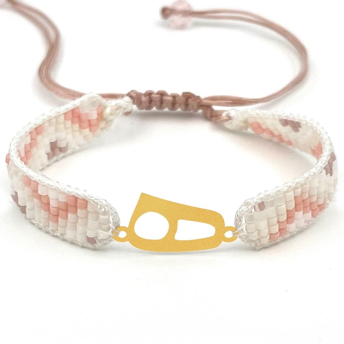 دستنبد طلا زنانه با پلاک طلا میوکی دیانا گالری کد08001 دستنبد طلا زنانه با پلاک طلا میوکی دیانا گالری کد08001