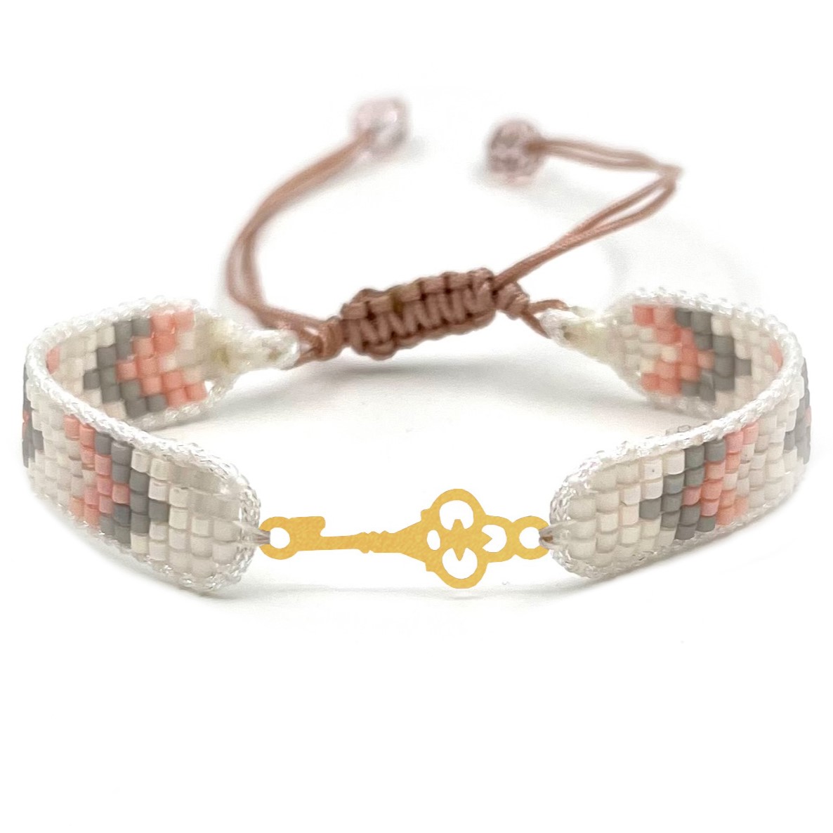 دستنبد طلا زنانه با پلاک طلا میوکی دیانا گالری کد06037