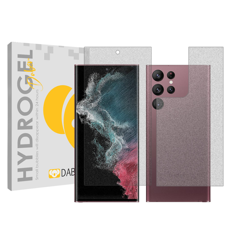 محافظ صفحه نمایش مات دبن مدل Tough مناسب برای گوشی موبایل سامسونگ Galaxy S22 Ultra 5G به همراه محافظ پشت گوشی محافظ صفحه نمایش مات دبن مدل Tough مناسب برای گوشی موبایل سامسونگ Galaxy S22 Ultra 5G به همراه محافظ پشت گوشی