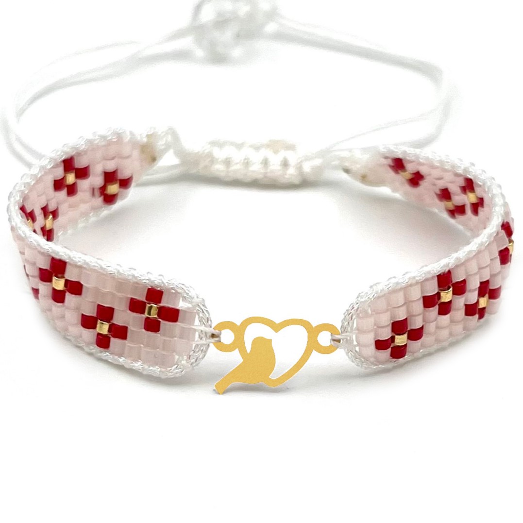 دستنبد طلا زنانه با پلاک طلا میوکی دیانا گالری کد03005