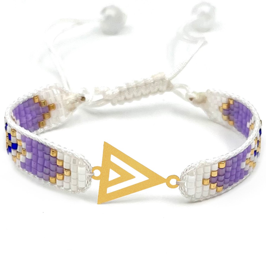 دستنبد طلا زنانه با پلاک طلا میوکی دیانا گالری کد02020