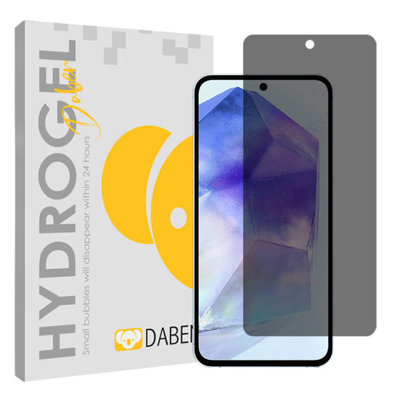 محافظ صفحه نمایش حریم شخصی دبن مدل Tough مناسب برای گوشی موبایل سامسونگ Galaxy A55 5G محافظ صفحه نمایش حریم شخصی دبن مدل Tough مناسب برای گوشی موبایل سامسونگ Galaxy A55 5G