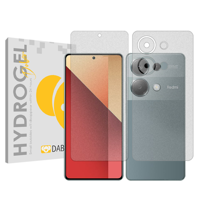 محافظ صفحه نمایش مات دبن مدل Tough مناسب برای گوشی موبایل شیائومی Redmi Note 13 Pro 4G به همراه محافظ پشت گوشی محافظ صفحه نمایش مات دبن مدل Tough مناسب برای گوشی موبایل شیائومی Redmi Note 13 Pro 4G به همراه محافظ پشت گوشی