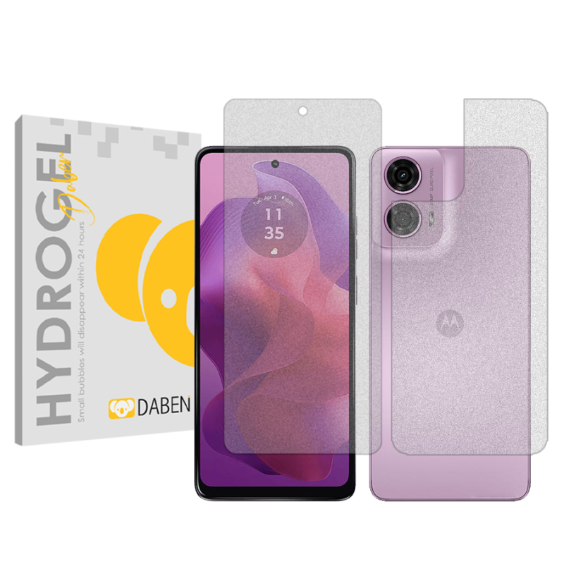 محافظ صفحه نمایش مات دبن مدل Tough مناسب برای گوشی موبایل موتورولا Moto G24 به همراه محافظ پشت گوشی محافظ صفحه نمایش مات دبن مدل Tough مناسب برای گوشی موبایل موتورولا Moto G24 به همراه محافظ پشت گوشی