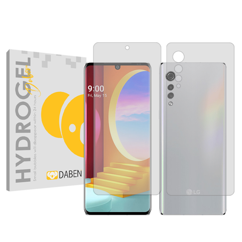 محافظ صفحه نمایش شفاف دبن مدل Tough مناسب برای گوشی موبایل ال جی Velvet به همراه محافظ پشت گوشی