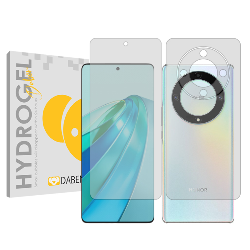 محافظ صفحه نمایش شفاف دبن مدل Tough مناسب برای گوشی موبایل آنر X9a به همراه محافظ پشت گوشی محافظ صفحه نمایش شفاف دبن مدل Tough مناسب برای گوشی موبایل آنر X9a به همراه محافظ پشت گوشی