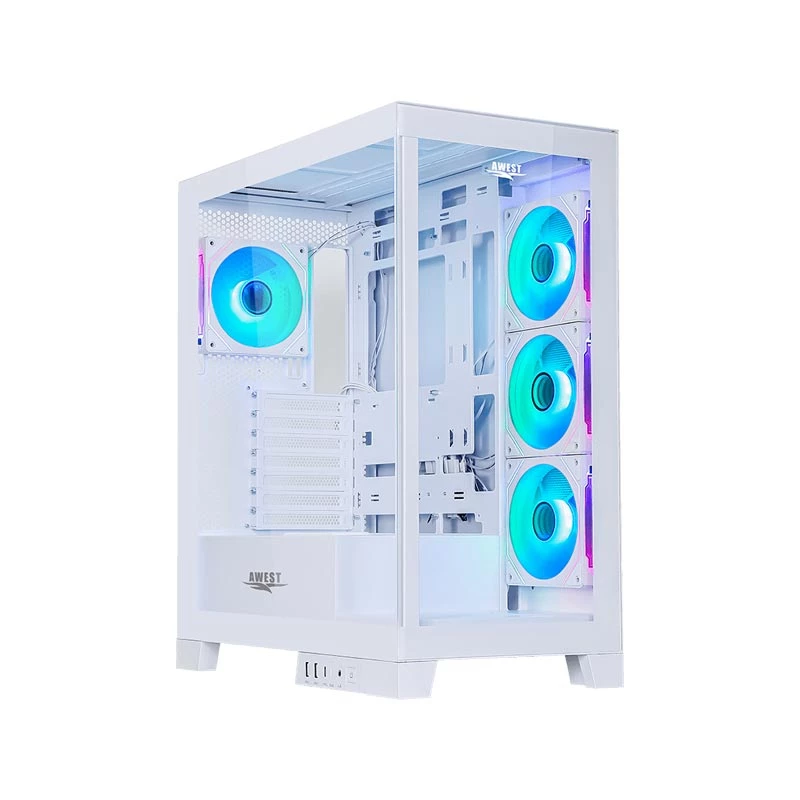 کیس کامپیوتر گیمینگ اوست مدل GT-AQ16-MW-سفید کیس کامپیوتر گیمینگ اوست مدل GT-AQ16-MW-سفید