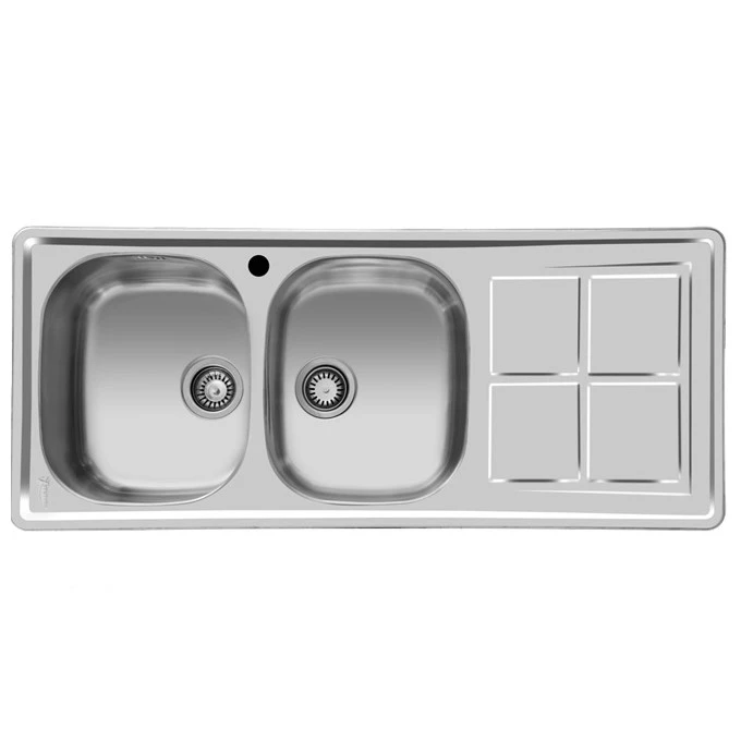 سینک ظرفشویی اخوان مدل 159N توکار-راست لگن سینک ظرفشویی اخوان مدل 159N توکار-راست لگن