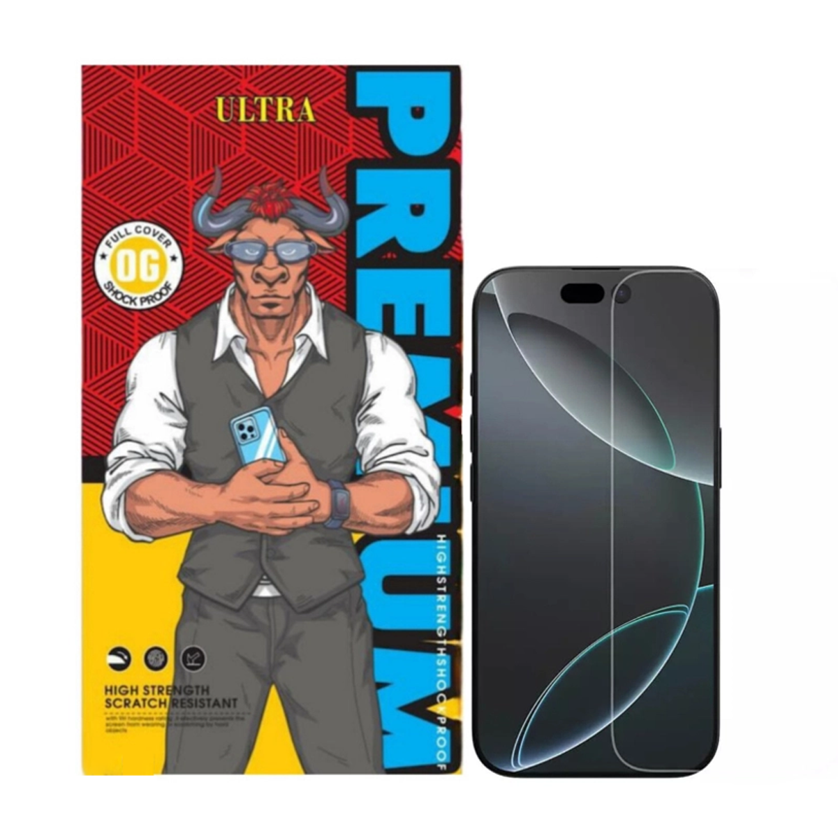 محافظ صفحه نمایش گوشی اپل iPhone 16 Pro Max اولترا مدل بدون حاشیه Clear Pro HD Plus-بی رنگ شفاف محافظ صفحه نمایش گوشی اپل iPhone 16 Pro Max اولترا مدل بدون حاشیه Clear Pro HD Plus-بی رنگ شفاف