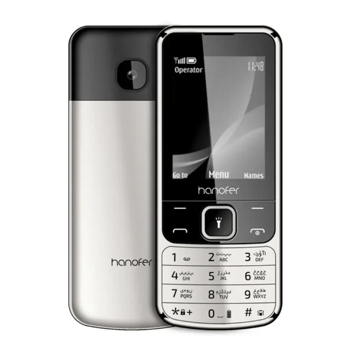 گوشی موبایل هانوفر مدل 6700 دو سیم کارت-استیل گوشی موبایل هانوفر مدل 6700 دو سیم کارت-استیل