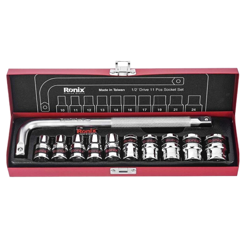 مجموعه 11 عددی آچار و سری بکس رونیکس مدل RX-2610 مجموعه 11 عددی آچار و سری بکس رونیکس مدل RX-2610