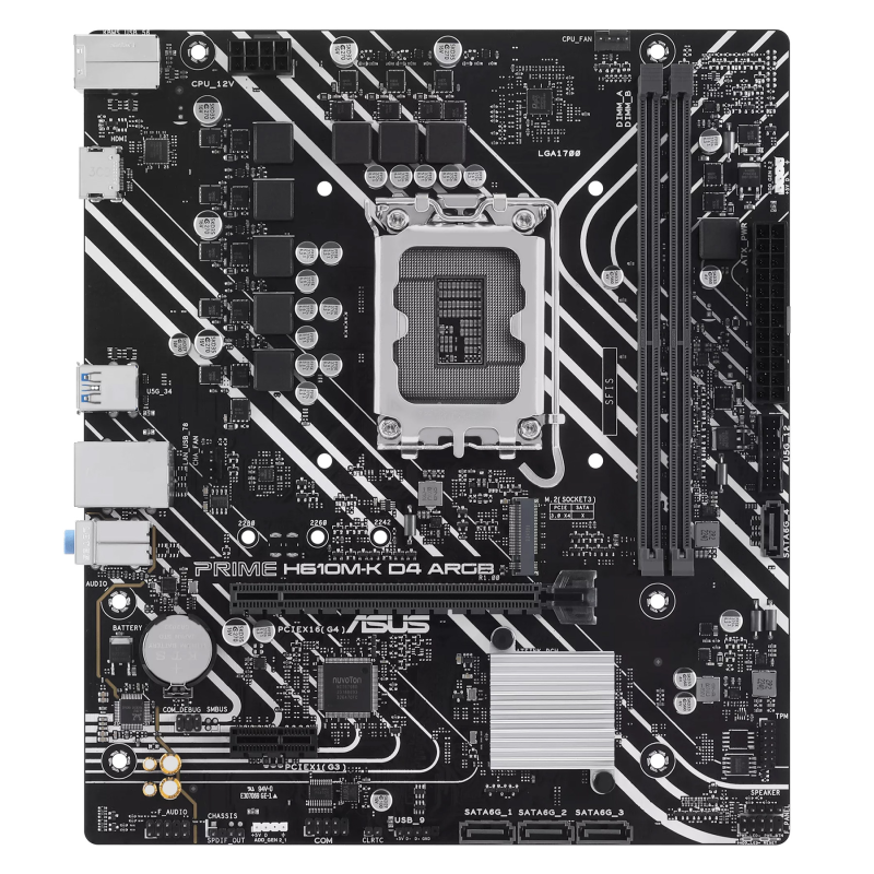 مادربرد ایسوس مدل PRIME H610M-K D4 ARGB مادربرد ایسوس مدل PRIME H610M-K D4 ARGB