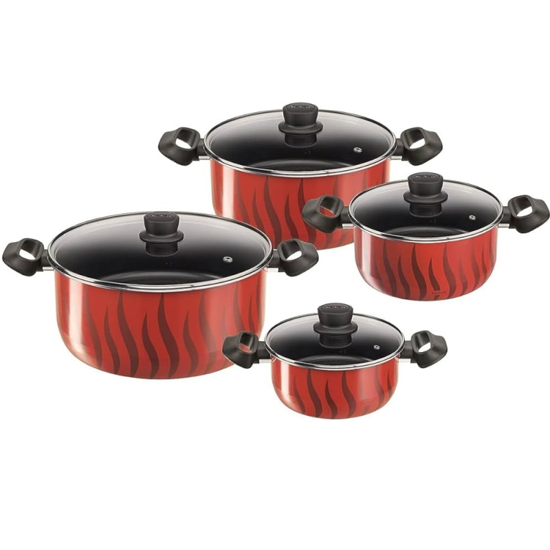 سرویس قابلمه 8 پارچه تفال مدل TEMPO FLAME سرویس قابلمه 8 پارچه تفال مدل TEMPO FLAME