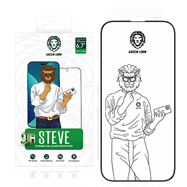 گلس گوشی اپل iPhone 13 pro max /14 Plus گرین مدل 3D Curved Pro