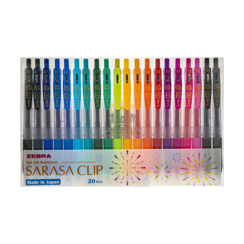 روان نویس 20 رنگ زبرا مدل Sarasa Clip روان نویس 20 رنگ زبرا مدل Sarasa Clip