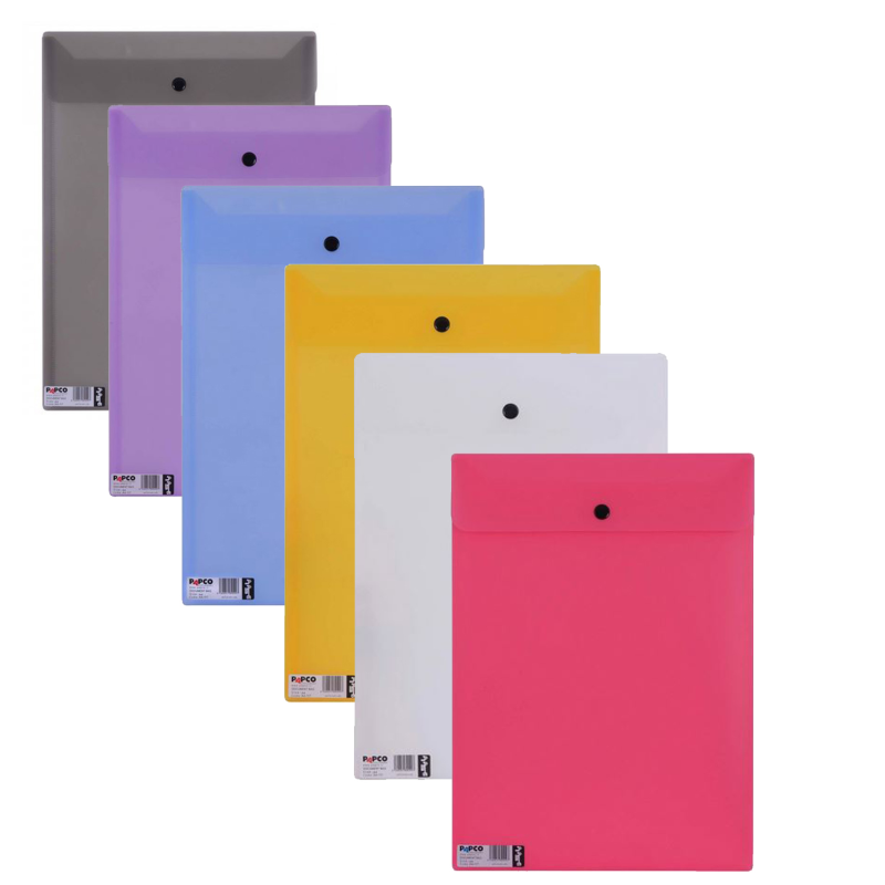 پوشه دکمه دار پاپکو مدل A4-117 بسته 6 عددی پوشه دکمه دار پاپکو مدل A4-117 بسته 6 عددی