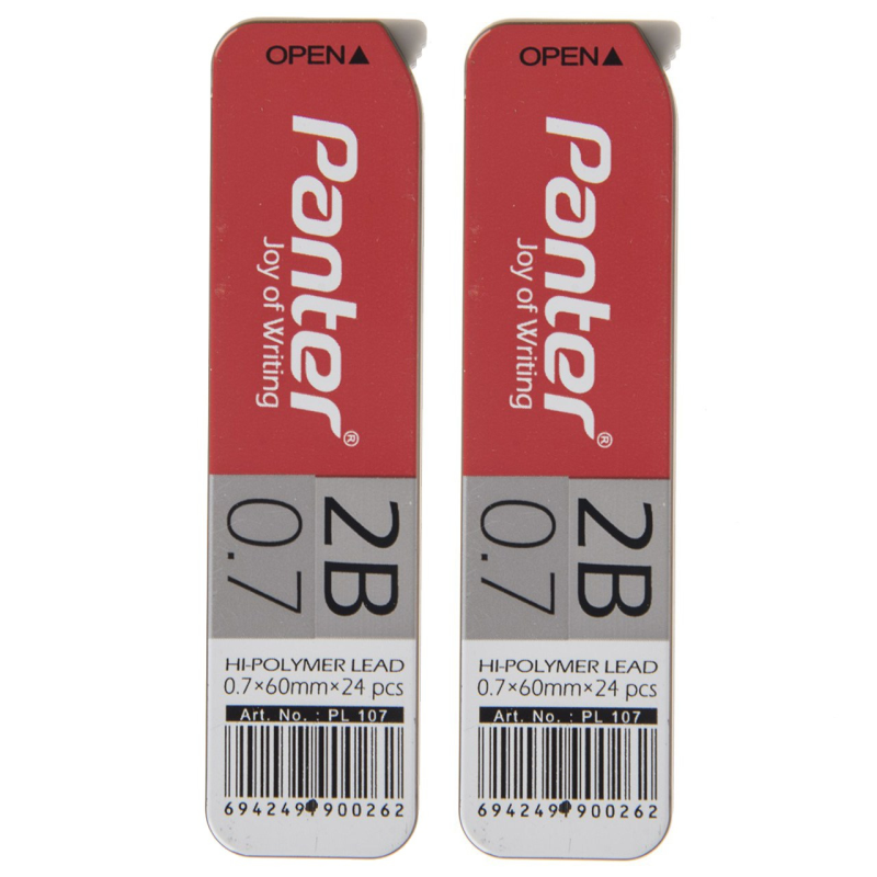 نوک مداد نوکی 0.7 میلی متری پنتر مدل Hi-Polymer بسته 2 عددی نوک مداد نوکی 0.7 میلی متری پنتر مدل Hi-Polymer بسته 2 عددی