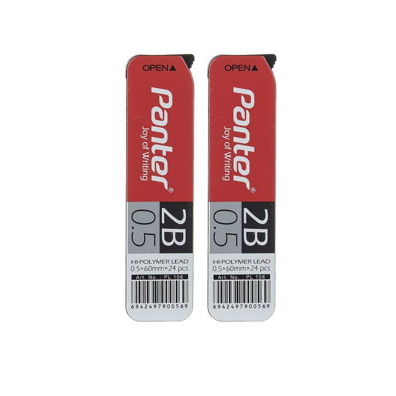 نوک مداد نوکی 0.5 میلی متری پنتر مدل Highpolymer بسته 2 عددی نوک مداد نوکی 0.5 میلی متری پنتر مدل Highpolymer بسته 2 عددی