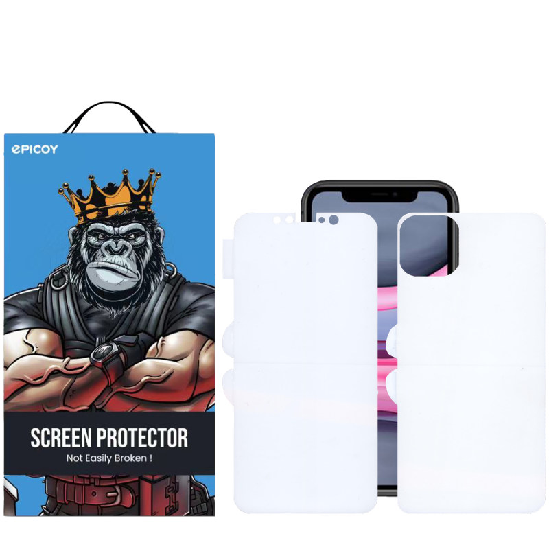 محافظ صفحه نمایش و پشت گوشی اپل iPhone 11 اپیکوی مدل Hydrogel-cover محافظ صفحه نمایش و پشت گوشی اپل iPhone 11 اپیکوی مدل Hydrogel-cover