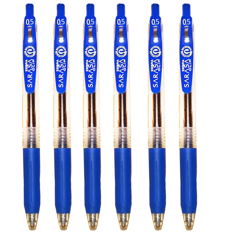 روان نویس زبرا مدل ساراسا کلیپ کد 0.5 بسته 6 عددی روان نویس زبرا مدل ساراسا کلیپ کد 0.5 بسته 6 عددی