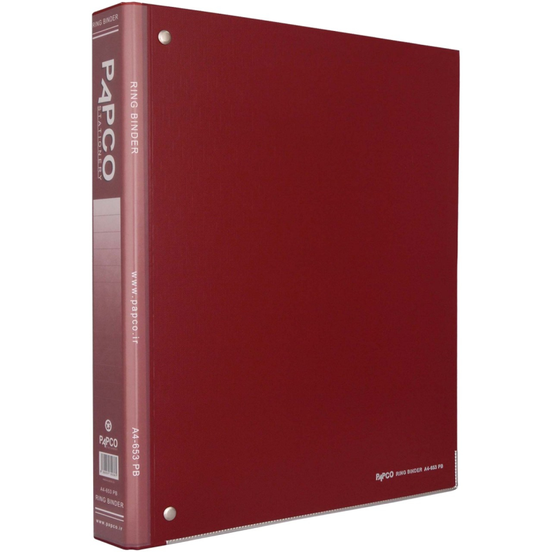 کلاسور 4 حلقه پاپکو کد 653 سایز A4 کلاسور 4 حلقه پاپکو کد 653 سایز A4