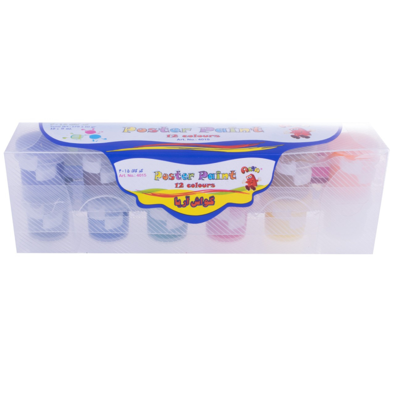 گواش 12 رنگ آریا کد 4015 گواش 12 رنگ آریا کد 4015