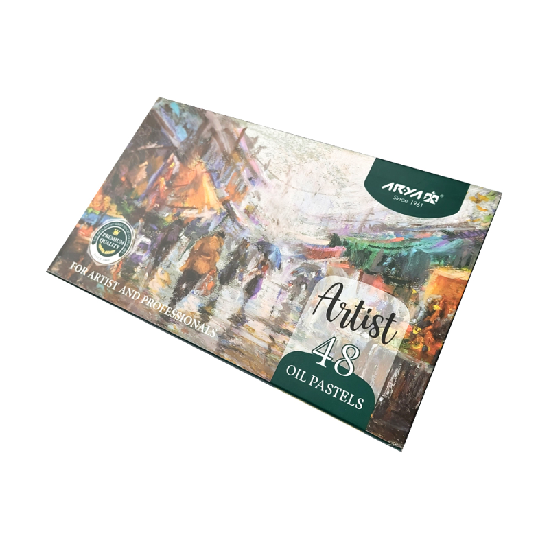 پاستل روغنی 48 رنگ آریا مدل Artist-Man پاستل روغنی 48 رنگ آریا مدل Artist-Man