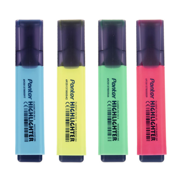 ماژیک علامت گذار پنتر مدل HL100 بسته 4 عددی ماژیک علامت گذار پنتر مدل HL100 بسته 4 عددی