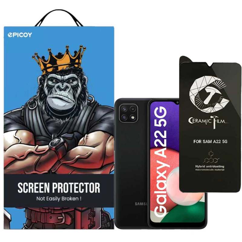 گلس گوشی سامسونگ Galaxy A22 5G اپیکوی مات مدل CR7-M گلس گوشی سامسونگ Galaxy A22 5G اپیکوی مات مدل CR7-M