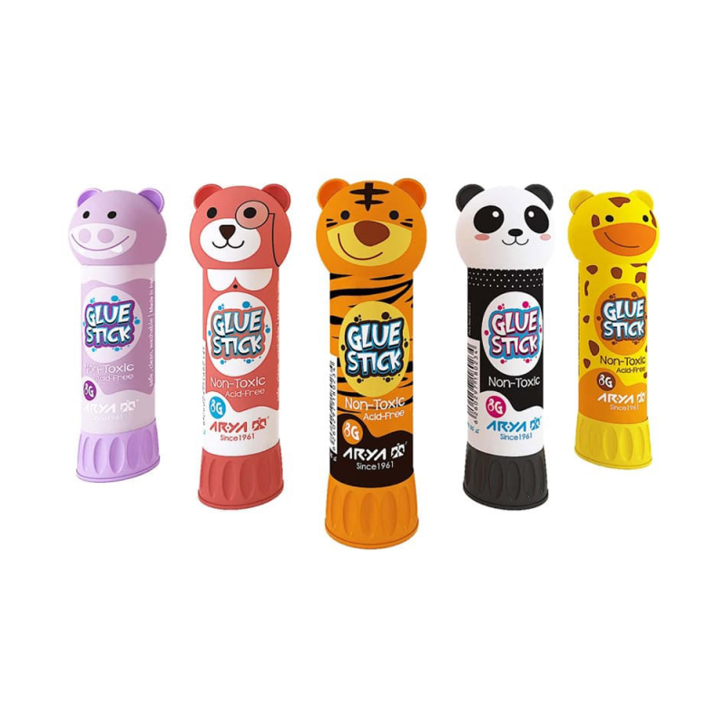 چسب ماتیکی آریا مدل عروسکی بسته 6 عددی چسب ماتیکی آریا مدل عروسکی بسته 6 عددی