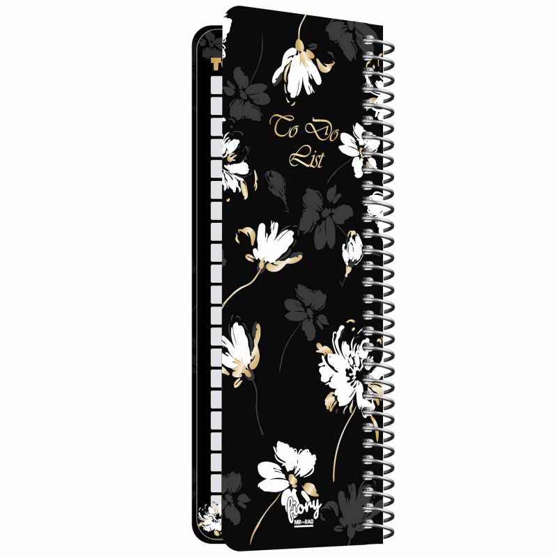دفترچه یادداشت مستر راد مدل to do list طرح گل آرزوها کد fiory 1825  دفترچه یادداشت مستر راد مدل to do list طرح گل آرزوها کد fiory 1825