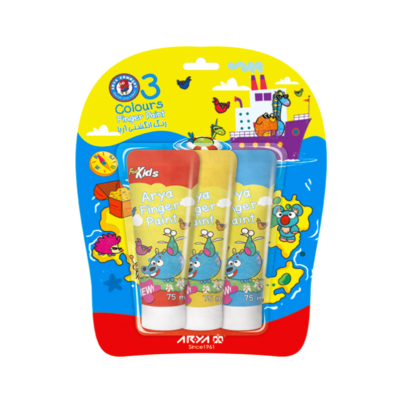 رنگ انگشتی آریا کد 7016 بسته 3 عددی رنگ انگشتی آریا کد 7016 بسته 3 عددی