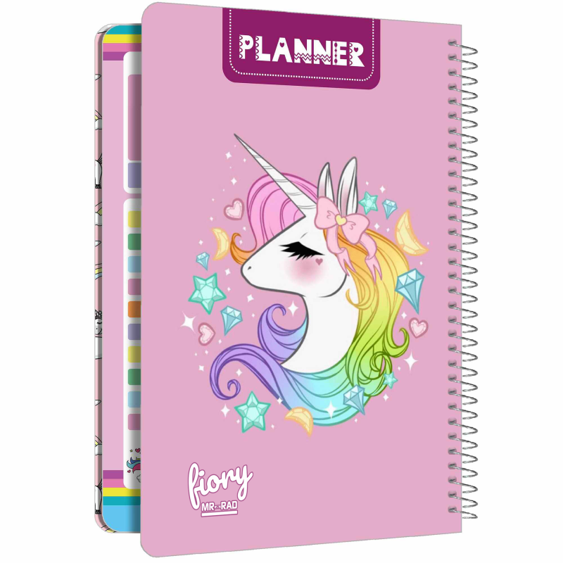 دفتر برنامه ریزی مستر راد طرح اسب تک شاخ مدل پلنر روزانه کد Unicorn 1678 دفتر برنامه ریزی مستر راد طرح اسب تک شاخ مدل پلنر روزانه کد Unicorn 1678