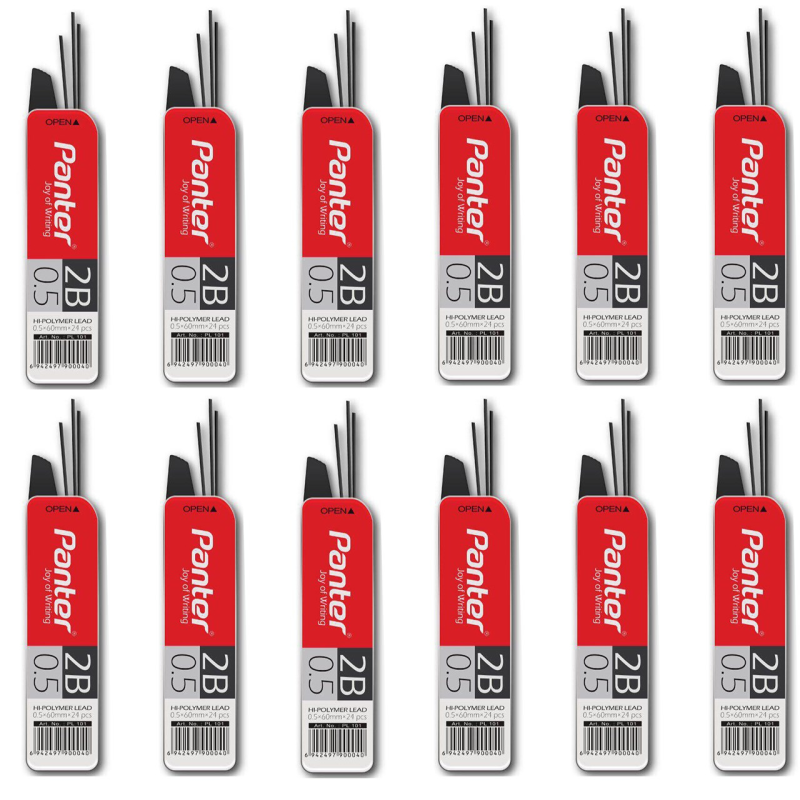 نوک مداد نوکی 0.5 میلی متری پنتر مدل پلیمری بسته 12 عددی نوک مداد نوکی 0.5 میلی متری پنتر مدل پلیمری بسته 12 عددی