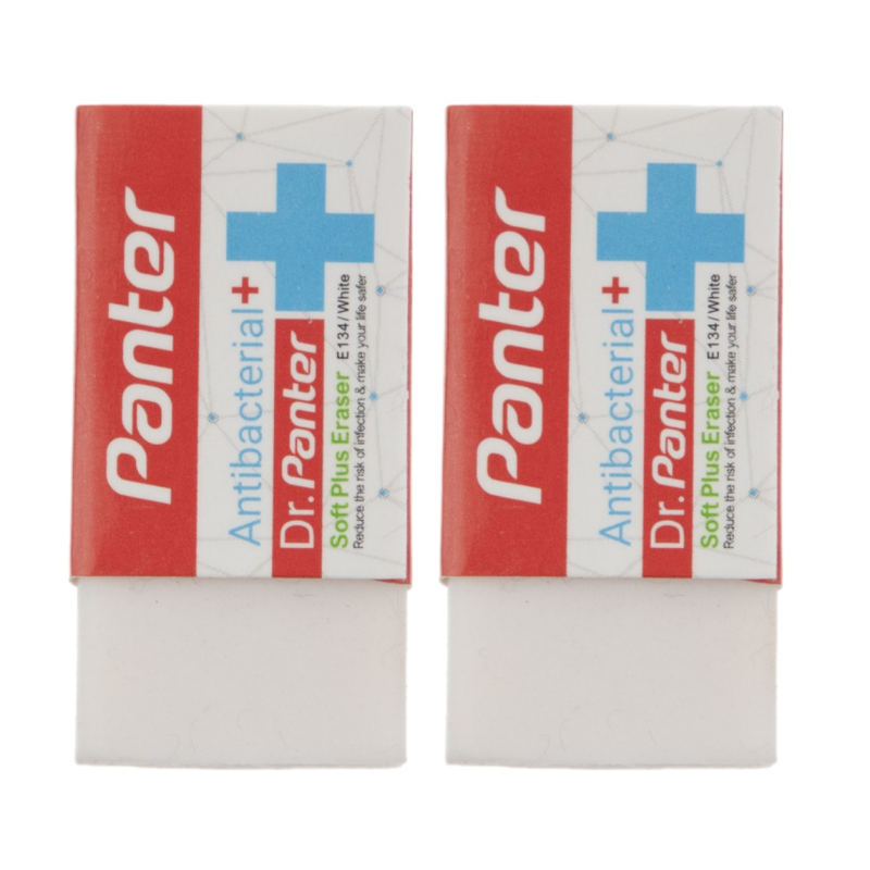 پاک کن پنتر آنتی باکتریال مدل E 134 بسته 2 عددی پاک کن پنتر آنتی باکتریال مدل E 134 بسته 2 عددی