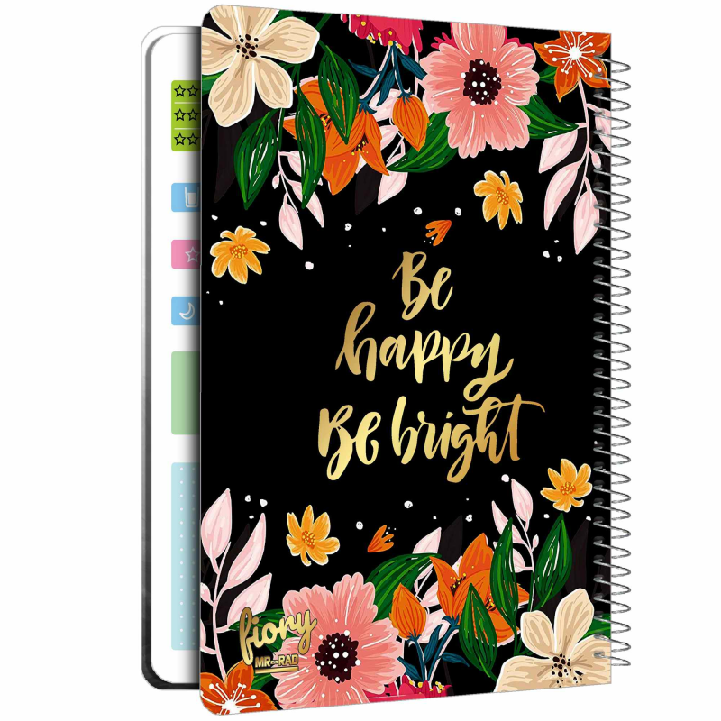 دفتر برنامه ریزی مستر راد طرح گلهای رنگارنگ مدل پلنر روزانه کد fiory 1791 دفتر برنامه ریزی مستر راد طرح گلهای رنگارنگ مدل پلنر روزانه کد fiory 1791